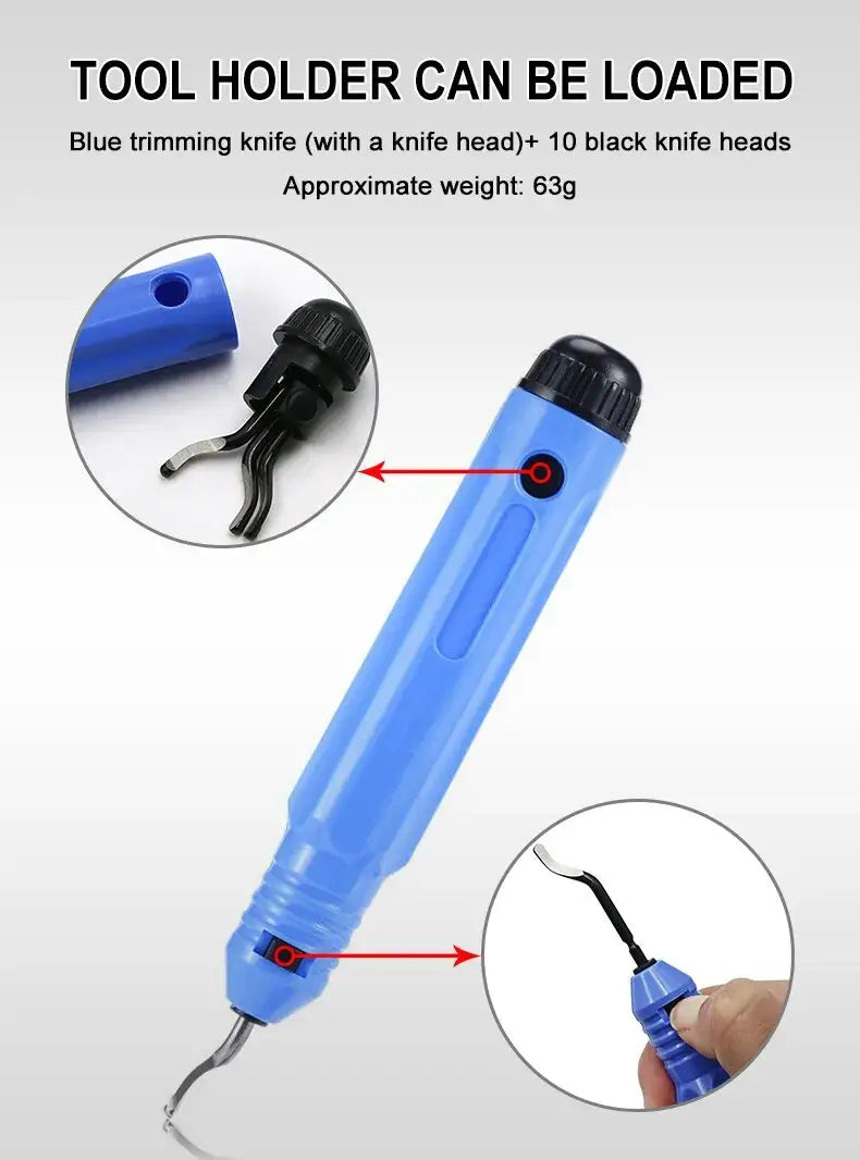 Deburring Scraper Hand Trimming Knife NB1100 Chamfer Trimming Removal Aluminum Alloy Plastic Waste Edge Tool Handle