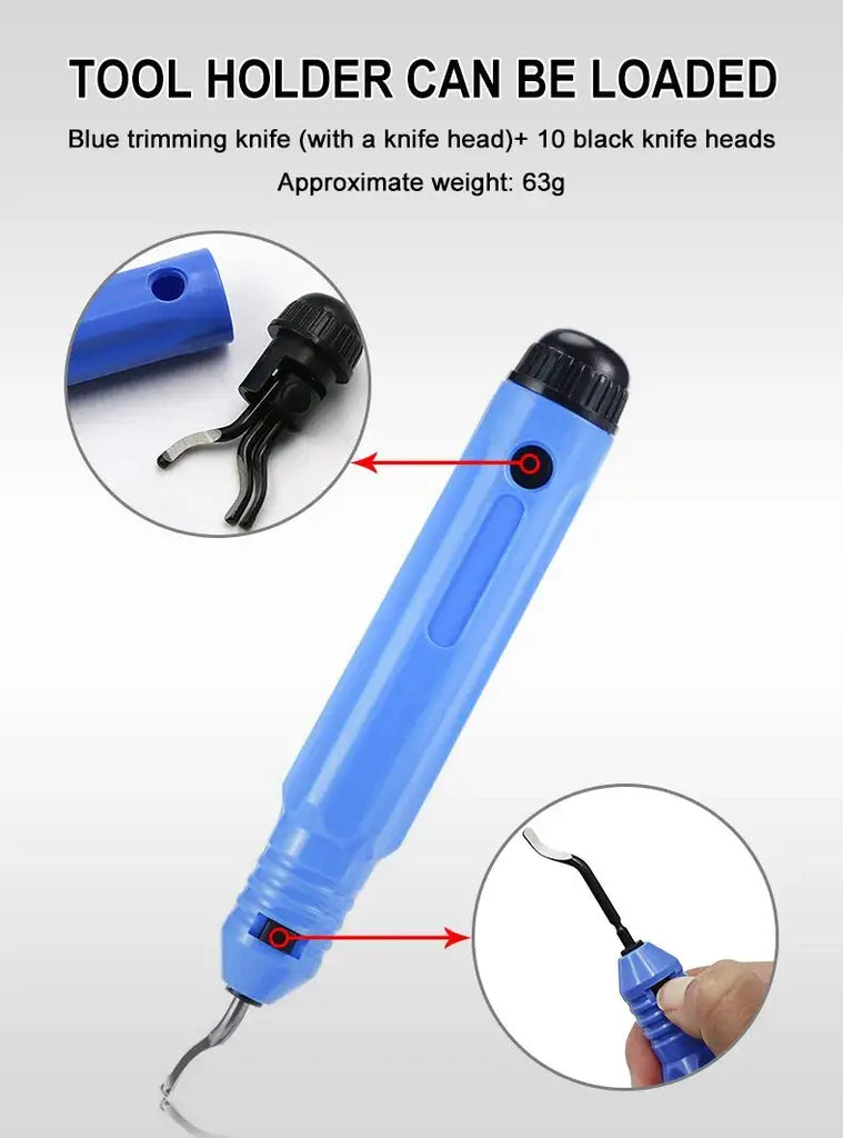 Deburring Scraper Hand Trimming Knife NB1100 Chamfer Trimming Removal Aluminum Alloy Plastic Waste Edge Tool Handle