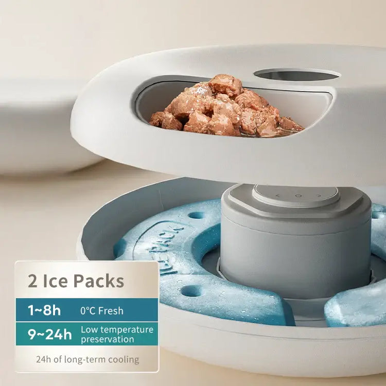Distributeur automatique de nourriture pour animaux - WHITE