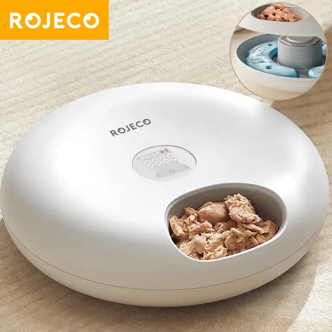 Distributeur automatique de nourriture pour animaux - WHITE