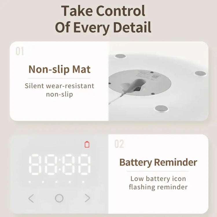 Distributeur automatique de nourriture pour animaux - WHITE