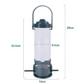 Pet Bird Feeder Food Dispenser Outdoor Hanging Multiple Holes Bird Feeder Small Bird Automatic Foot Feeding Tool Bird