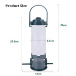 Pet Bird Feeder Food Dispenser Outdoor Hanging Multiple Holes Bird Feeder Small Bird Automatic Foot Feeding Tool Bird