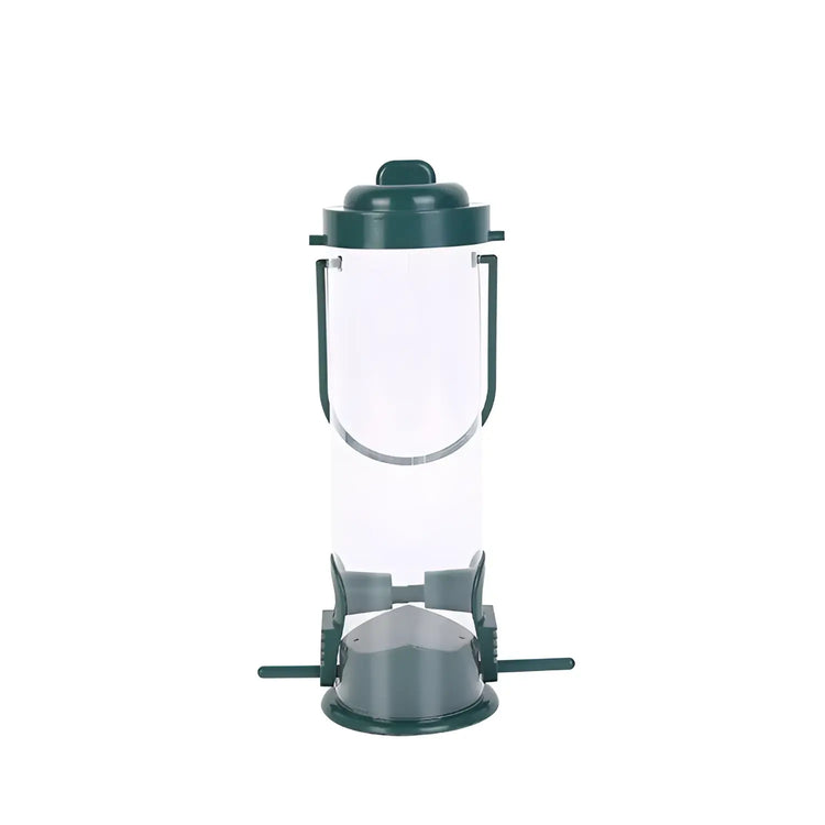 Pet Bird Feeder Food Dispenser Outdoor Hanging Multiple Holes Bird Feeder Small Bird Automatic Foot Feeding Tool Bird
