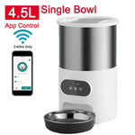 Distributeur automatique pour chat - 4.5L-WiFi-1Bowl