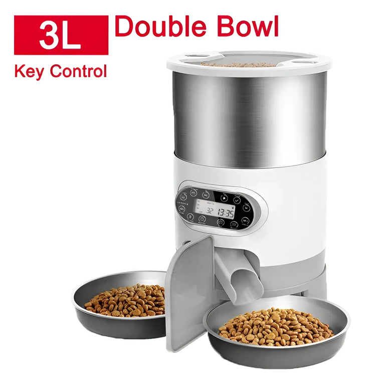 Distributeur automatique pour chat - 3L-NO WiFi-2Bowl