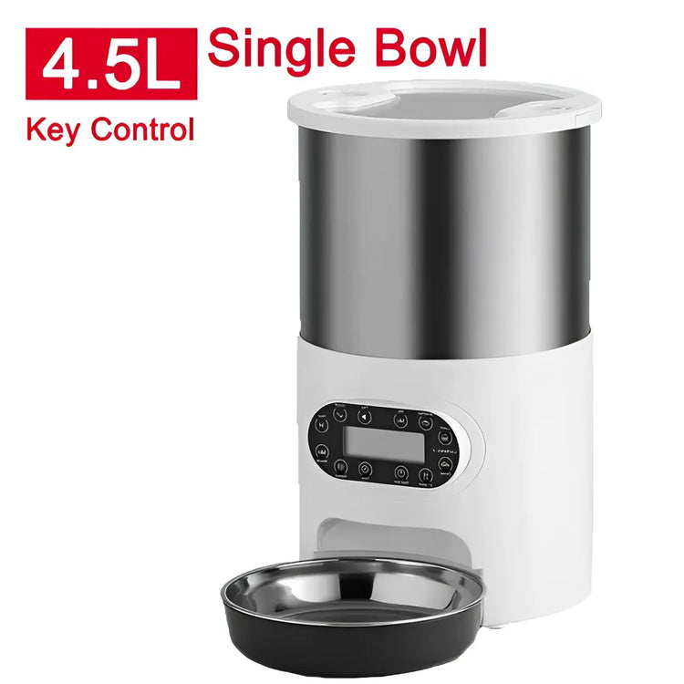 Distributeur automatique pour chat - 4.5L-NO WiFi-1Bowl