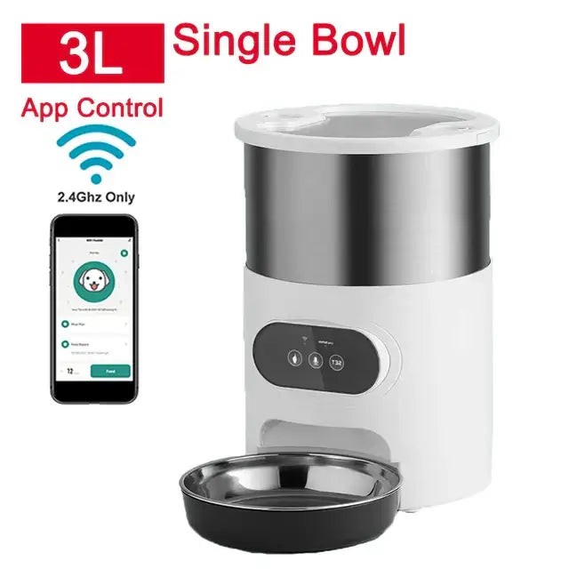 Distributeur automatique pour chat - 3L-WiFi-1Bowl