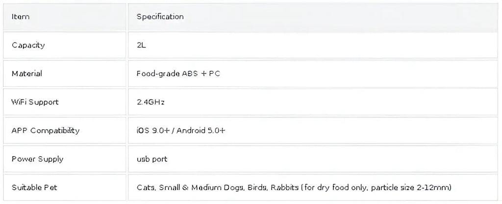 2026 2L Automatic Pet Feeder Smart Control Cat Feeder WIFI Feeders Intelligent Timed And Quantitative Feeding Remote