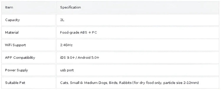 2026 2L Automatic Pet Feeder Smart Control Cat Feeder WIFI Feeders Intelligent Timed And Quantitative Feeding Remote