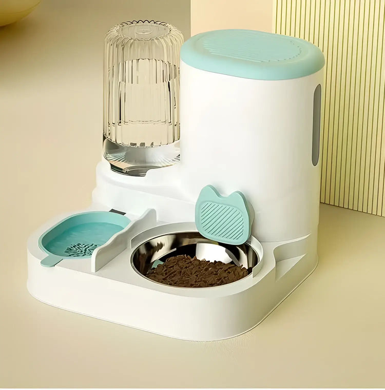 Cat bowl automatic feeder for cats dogs pets water dispensers integrated cat bowl cat food basin dogs eating drinking wa