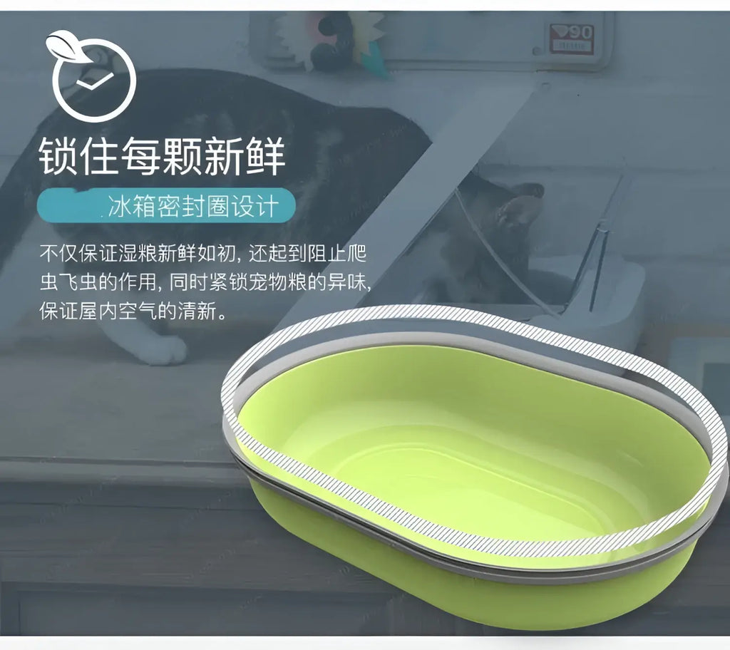 Pet Microchip Smart Feeder Automatic Timed Food Dispenser with Chip Recognition for Cats & Dogs