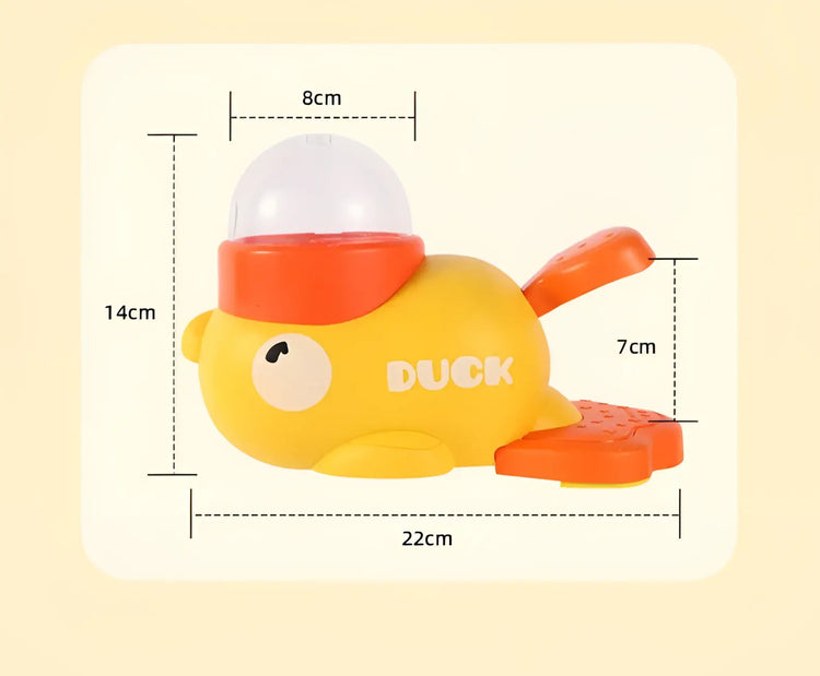 Dog Puzzle Feeder Interactive Pet Food Treat Dispenser Cartoon Duck Design Pet Snack Feeder for Dog Training Mental