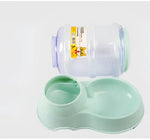 Dog Automatic Feeders Plastic Water Bottle Cat Bowl Feeding and Drinking Dog Water Dispenser Pet Feeding Bowl Pet