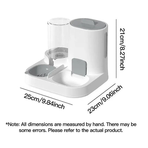 Distributeur d’eau et mangeoire pour chat - Gray