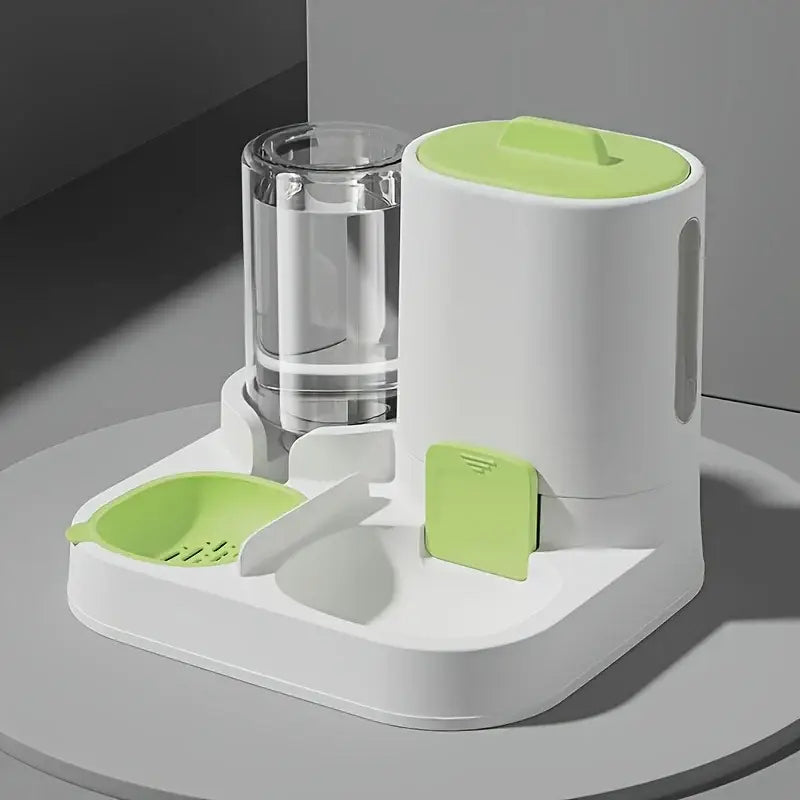Distributeur d’eau et mangeoire pour chat - Green