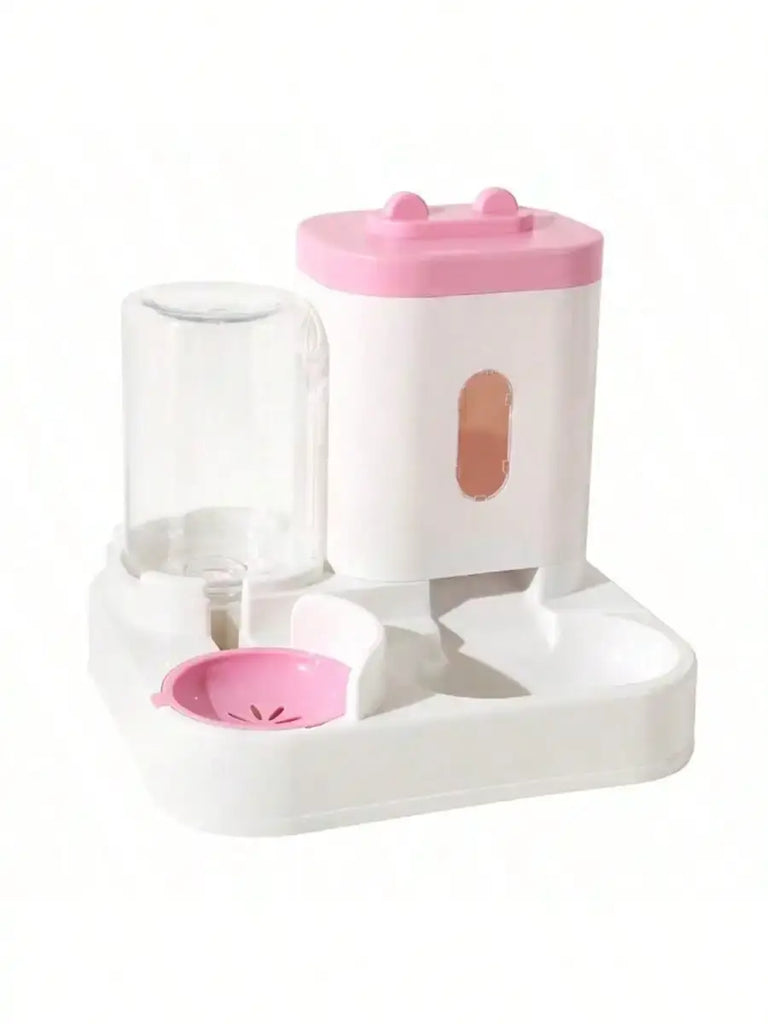 Distributeur d’eau et mangeoire pour chat - Pink