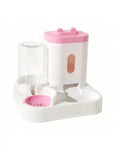 Distributeur d’eau et mangeoire pour chat - Pink