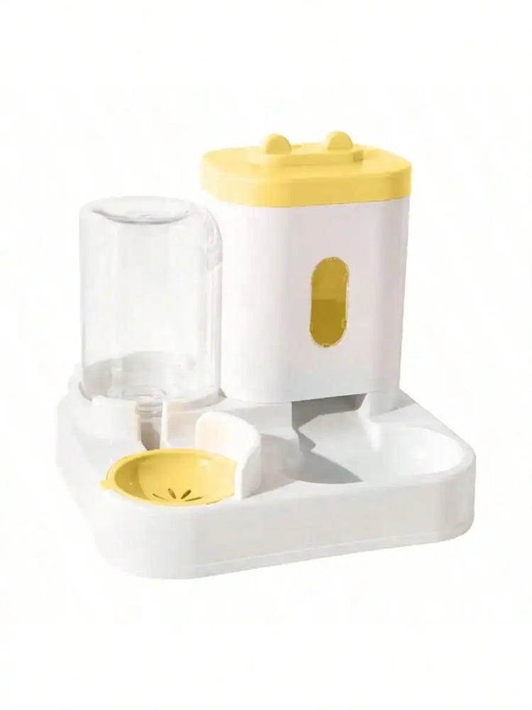 Distributeur d’eau et mangeoire pour chat - Yellow