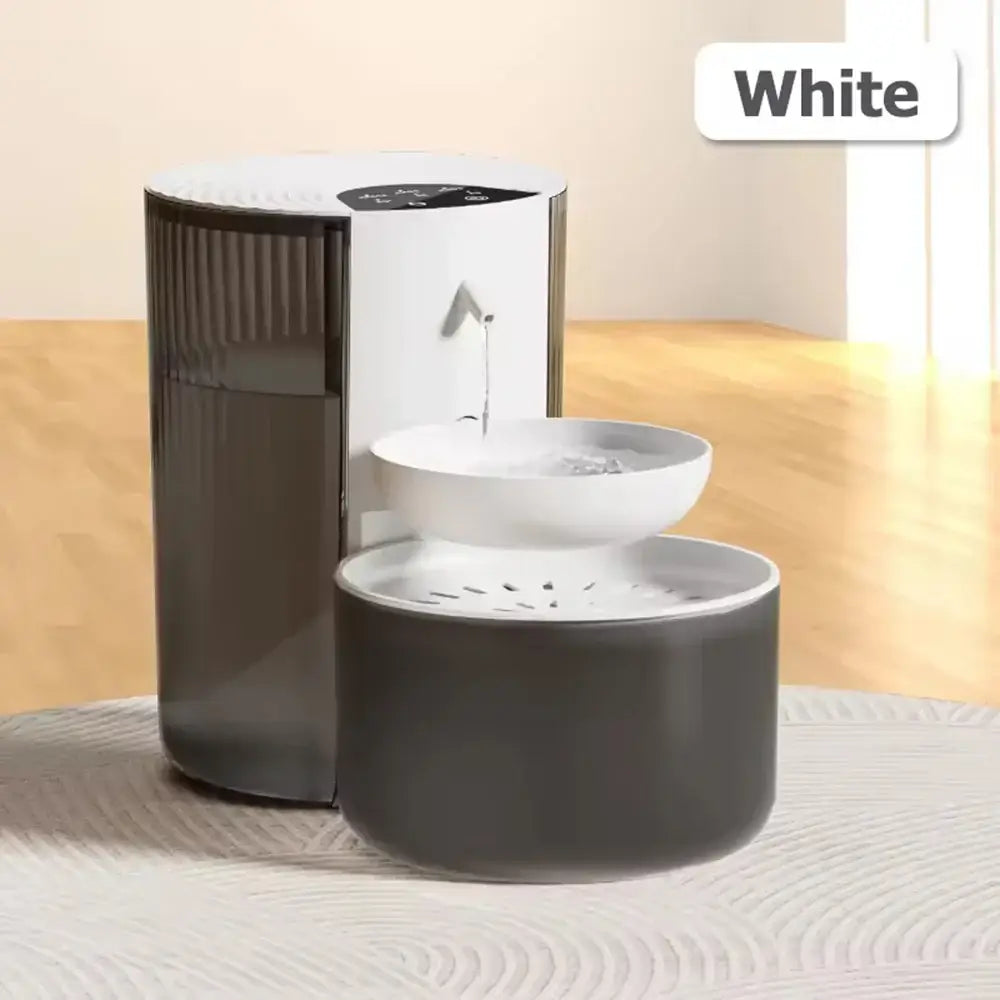 Distributeur d’eau intelligent pour animaux - white / S / 3L|China Mainland