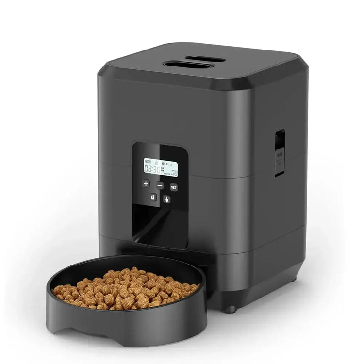 Distributeur intelligent de nourriture pour animaux - Black Button Feeder / China Mainland