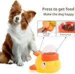 Interactive Pet Feeder Toy Foot Press Treat Dispenser Slow Feeder for Dogs Cats Stimulating Puzzle Training Toy - Pet