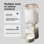Dog and Cat Automatic Feeder Timed and Quantitative Intelligent Feeder APP Remote Control of Pet Food Bowl - W3 milky