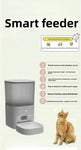 Dog and Cat Automatic Feeder Timed and Quantitative Intelligent Feeder APP Remote Control of Pet Food Bowl - W3 milky