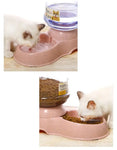 Dog Automatic Feeders Plastic Water Bottle Cat Bowl Feeding and Drinking Dog Water Dispenser Pet Feeding Bowl Pet