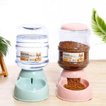 Dog Automatic Feeders Plastic Water Bottle Cat Bowl Feeding and Drinking Dog Water Dispenser Pet Feeding Bowl Pet