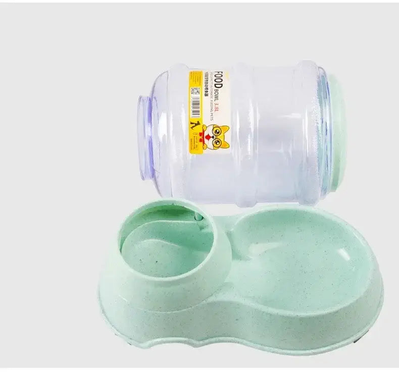 Dog Automatic Feeders Plastic Water Bottle Cat Bowl Feeding and Drinking Dog Water Dispenser Pet Feeding Bowl Pet
