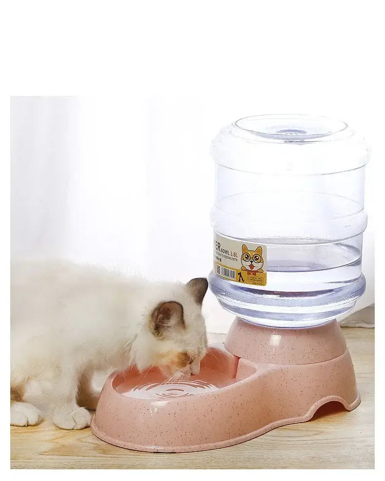 Dog Automatic Feeders Plastic Water Bottle Cat Bowl Feeding and Drinking Dog Water Dispenser Pet Feeding Bowl Pet