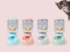 Dog Automatic Feeders Plastic Water Bottle Cat Bowl Feeding and Drinking Dog Water Dispenser Pet Feeding Bowl Pet