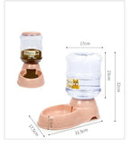 Dog Automatic Feeders Plastic Water Bottle Cat Bowl Feeding and Drinking Dog Water Dispenser Pet Feeding Bowl Pet