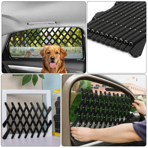 Dog Car Barrier Fences Window for Pet Grate Enclosure Outdoor Portable Cats Protector Travel