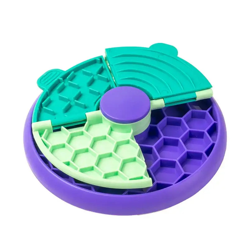 Dog Cat Puzzle Toys Slow Feeder Interactive Increase IQ Food Dispenser Non-Slip Slowly Dog Cat Eating Bowl Pet Feeding