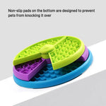 Dog Cat Puzzle Toys Slow Feeder Non-Slip Slowly Dog Cat Eating Bowl Interactive Increase IQ Food Dispenser Pet Feeding