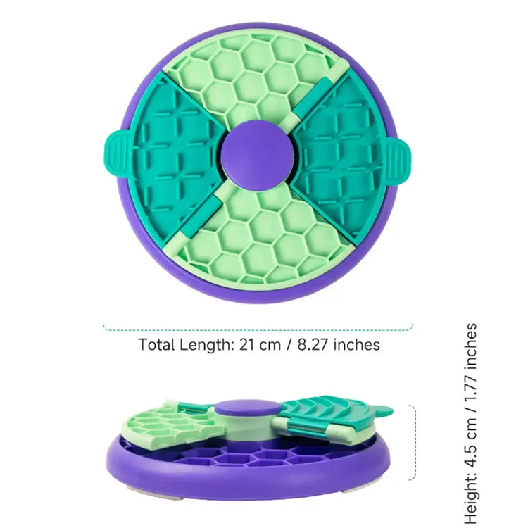 Dog Cat Puzzle Toys Slow Feeder Non-Slip Slowly Dog Cat Eating Bowl Interactive Increase IQ Food Dispenser Pet Feeding