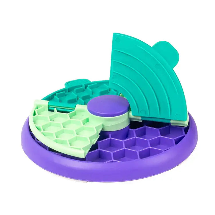 Dog Cat Puzzle Toys Slow Feeder Non-Slip Slowly Dog Cat Eating Bowl Interactive Increase IQ Food Dispenser Pet Feeding