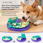 Dog Cat Puzzle Toys Slow Feeder Non-Slip Slowly Dog Cat Eating Bowl Interactive Increase IQ Food Dispenser Pet Feeding