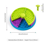 Dog Cat Puzzle Toys Slow Feeder Non-Slip Slowly Dog Cat Eating Bowl Interactive Increase IQ Food Dispenser Pet Feeding