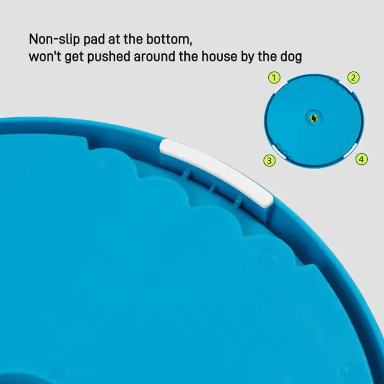 Dog Cat Puzzle Toys Slow Feeder Non-Slip Slowly Dog Cat Eating Bowl Interactive Increase IQ Food Dispenser Pet Feeding