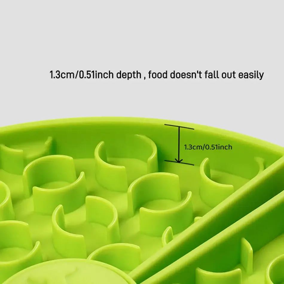 Dog Cat Puzzle Toys Slow Feeder Non-Slip Slowly Dog Cat Eating Bowl Interactive Increase IQ Food Dispenser Pet Feeding