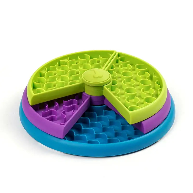 Dog Cat Puzzle Toys Slow Feeder Non-Slip Slowly Dog Cat Eating Bowl Interactive Increase IQ Food Dispenser Pet Feeding