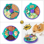 Dog Cat Puzzle Toys Slow Feeder Non-Slip Slowly Dog Cat Eating Bowl Interactive Increase IQ Food Dispenser Pet Feeding