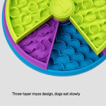 Dog Cat Puzzle Toys Slow Feeder Non-Slip Slowly Dog Cat Eating Bowl Interactive Increase IQ Food Dispenser Pet Feeding