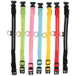 Dog Collar Nylon LED Night Safety Flashing Glow In The Dark Pet Dog Leash pet Dogs Luminous Fluorescent collar dog