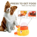 Dog Puzzle Feeder Interactive Pet Food Treat Dispenser Cartoon Duck Design Anti-slip Pet Automatic Feeder Toys for Dog