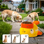 Dog Puzzle Feeder Interactive Pet Food Treat Dispenser Cartoon Duck Design Anti-slip Pet Automatic Feeder Toys for Dog