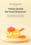 Dog Puzzle Feeder Interactive Pet Food Treat Dispenser Cartoon Duck Design Pet Snack Feeder for Dog Training Mental